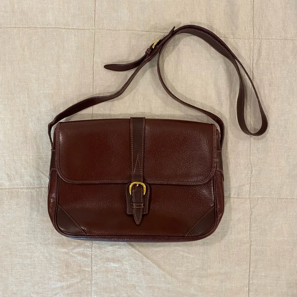 Gucci Brown Leather Crossbody Bag - Picture 1 of 16